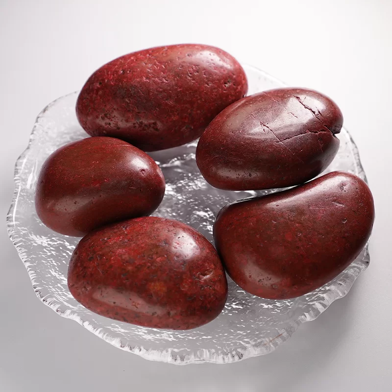 公園の造園のための自然なカラフル/白/黒/黄色の丸石