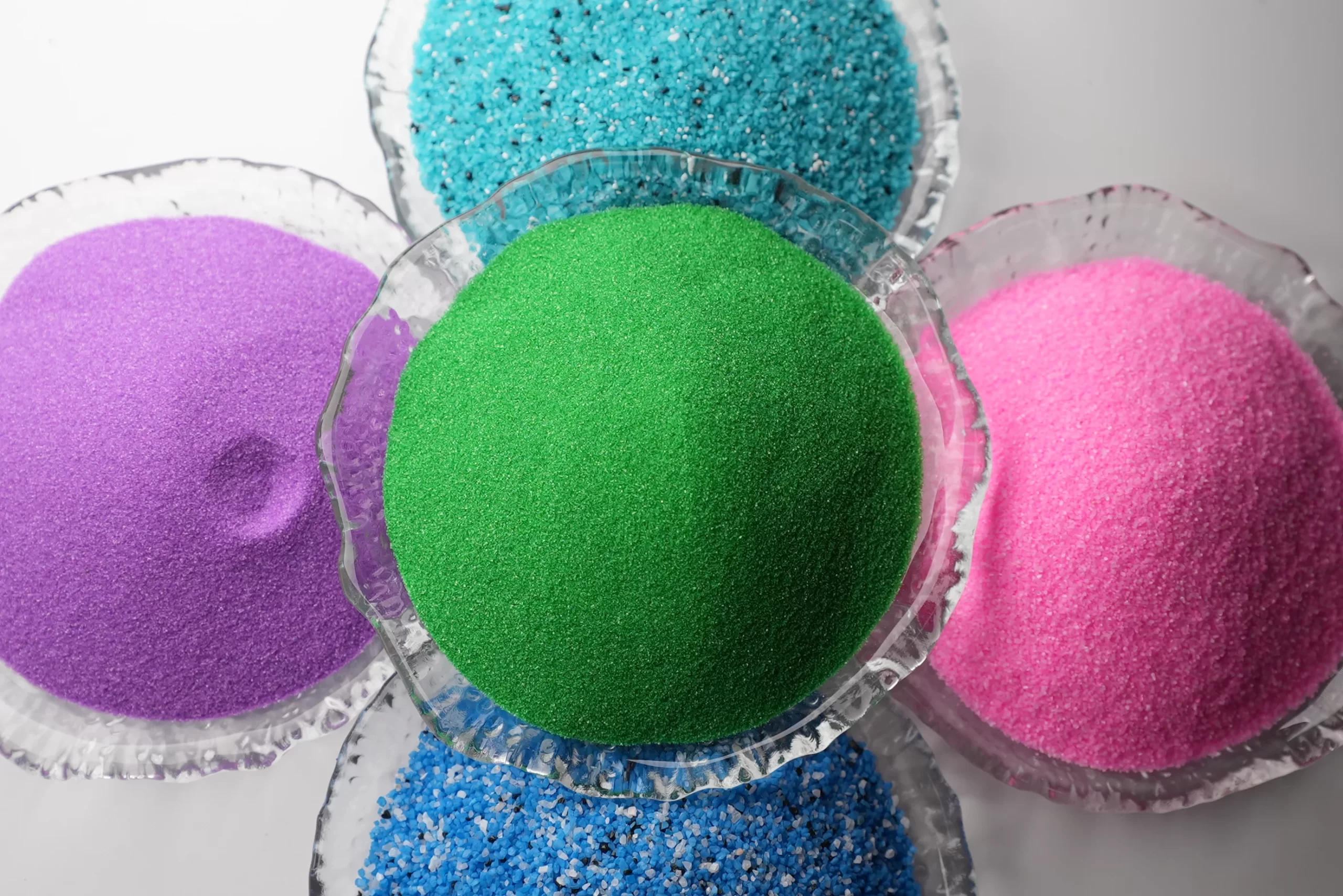 建設および造園用のガラス砂、小石、砂利製品