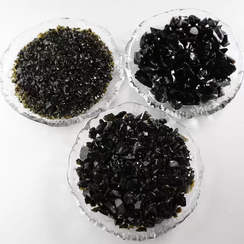 テラゾー用のカラフルなガラス砂